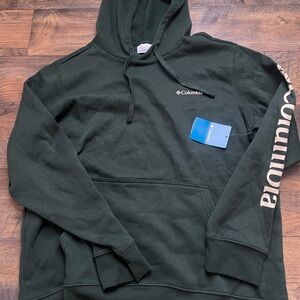 Columbia Men's Dark Green Hoodie